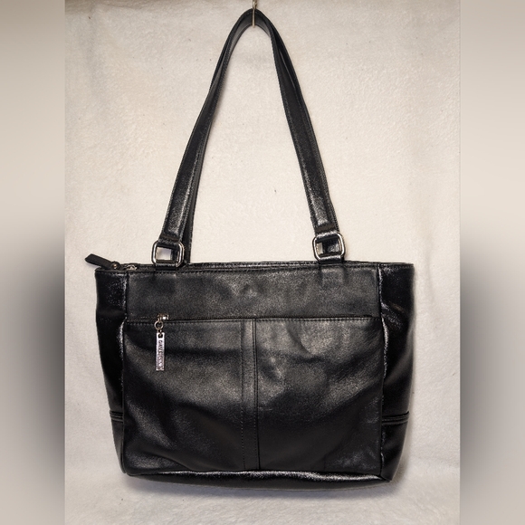 🐈‍⬛Giani Bernini🐈‍⬛ Napa Classic Leather Tote - Picture 1 of 13